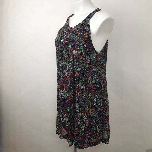 Lapis A Line Dress Floral Grecian Neck Sleeveless - Picture 2 of 7